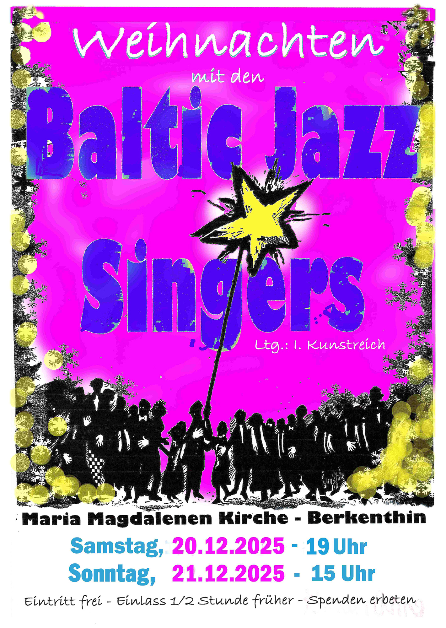 Weihnachtskonzert Baltic Jazz Singers 2025